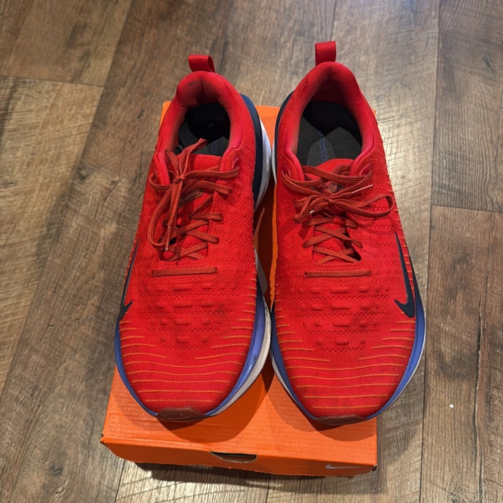 MENS NIKE INFINITY RUN RED SIZE 15W - Picture 3 of 6